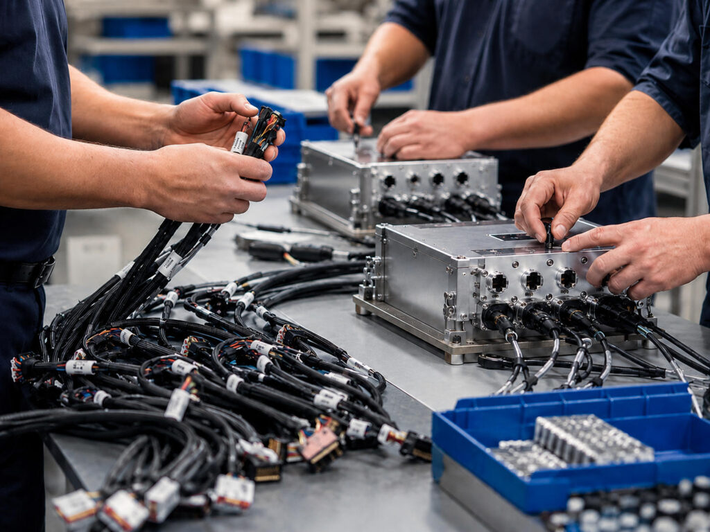 Montage elektrotechnischer Baugruppen bei HARIED