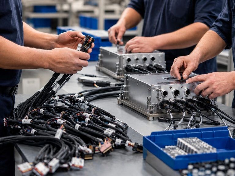 Montage elektrotechnischer Baugruppen bei HARIED